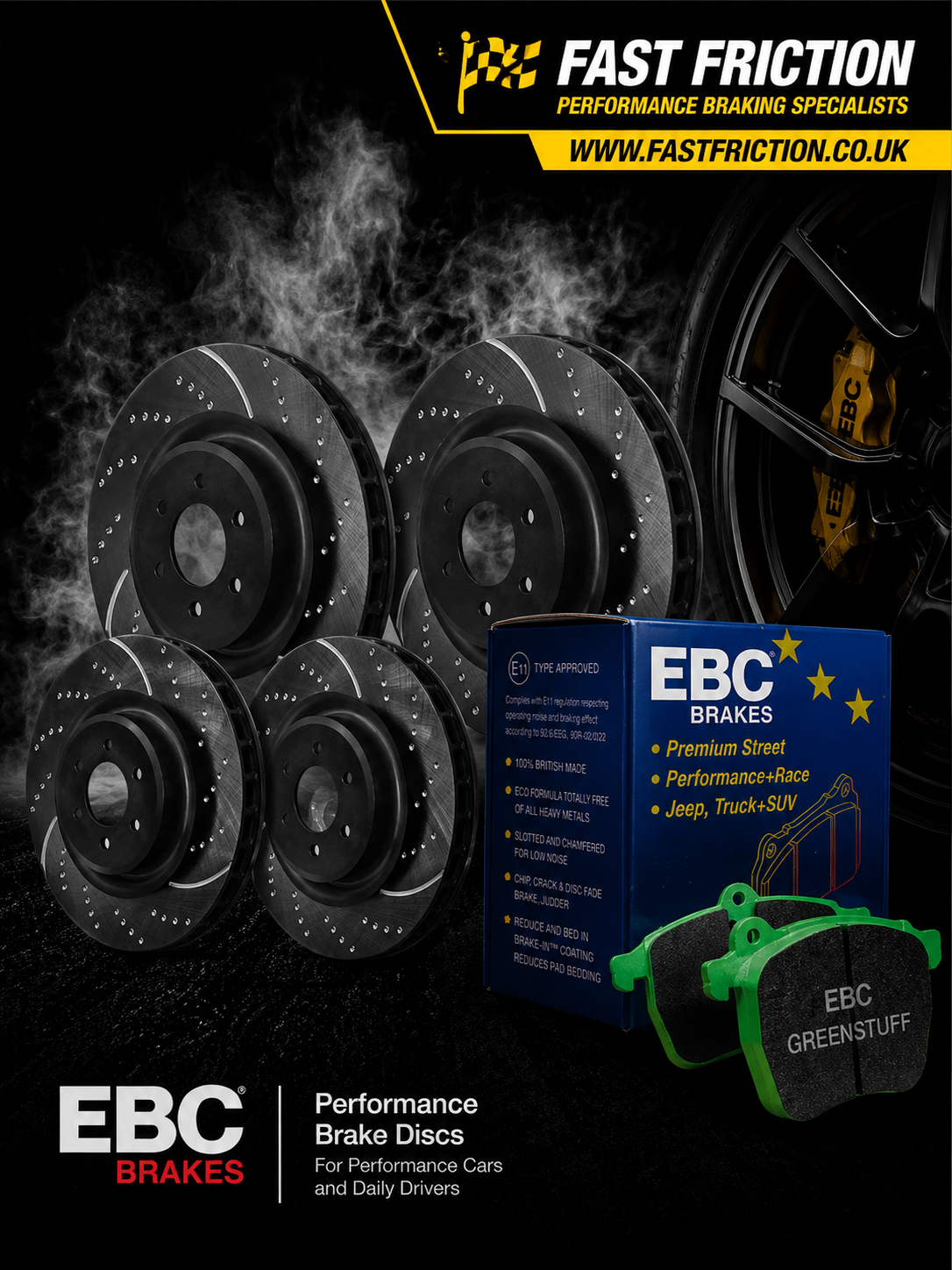 EBC GD Series discs and EBC Greenstuff Pads Audi BiTDI 2016-