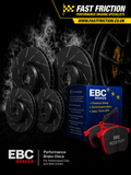 EBC USR Series discs and EBC Redstuff Pads Audi BiTDI 2016-