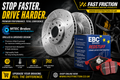 MTEC Drilled and Grooved discs and EBC Redstuff Pads Audi BiTDI 2016-