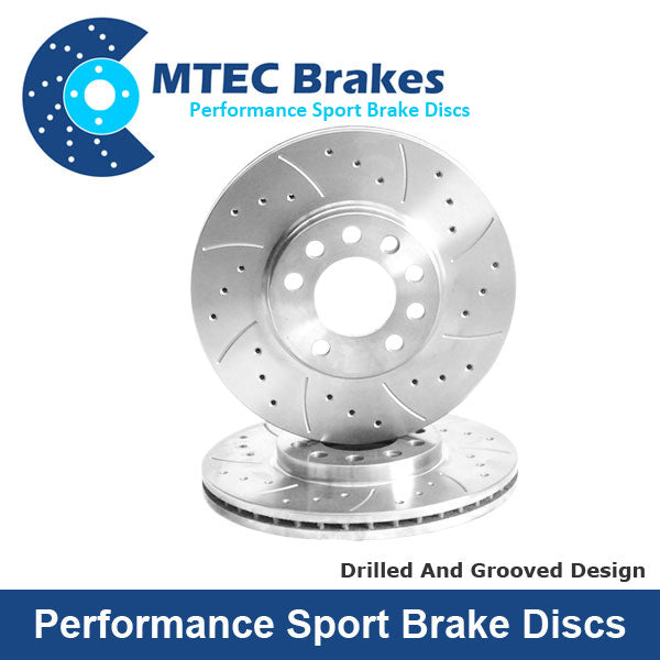 Audi S5 MTEC Drilled and Grooved discs with EBC yellow pads and fitting kits